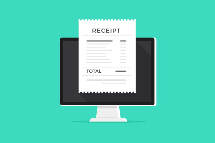 電子領収書