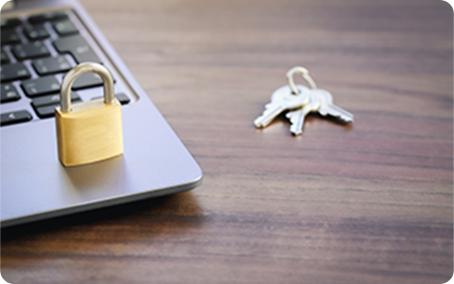 個人情報を守ります