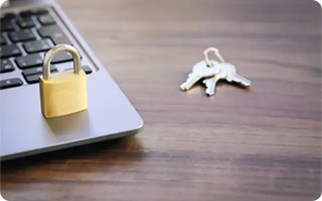 個人情報を守ります