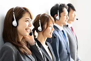 サポートスタッフが支援